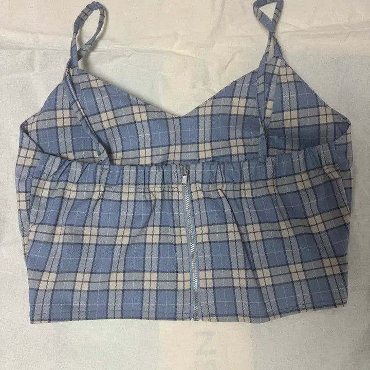 [BUNJANG] Karina Top &amp; Check Bustier Bundle Set / 카리나탑+ 체크 뷔스티에 일괄 판매해요!