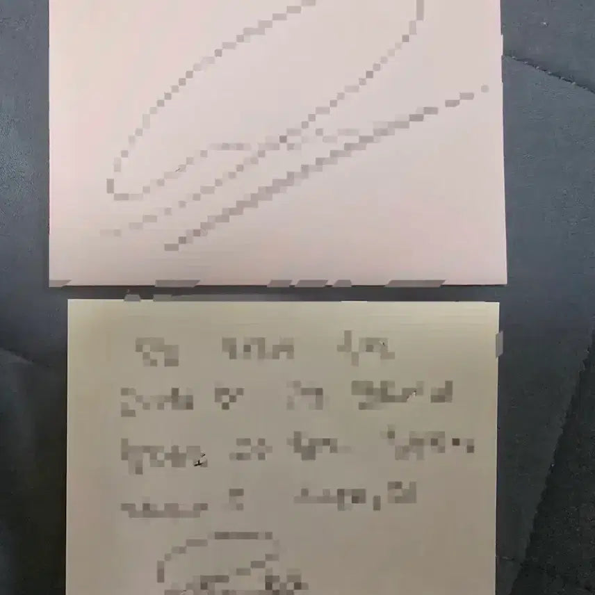 [BUNJANG] LUMINOUS Hyun Jin Studio Message Signed Postcard / 루셈블 현진 공방 친필 메세지 싸인 양도