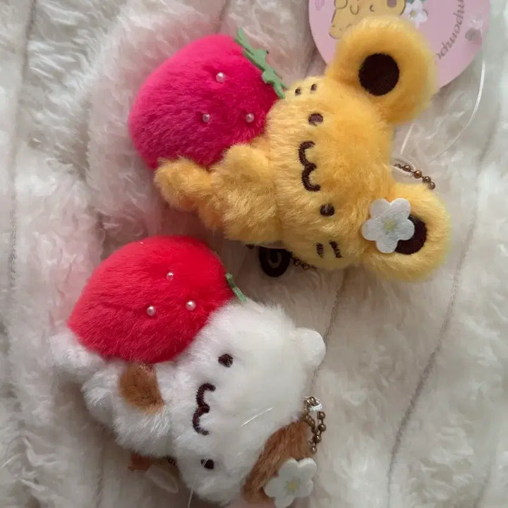 [BUNJANG] Pompompurin Strawberry Ichigo Muffin Scone Plush Keyring / 폼폼푸린 딸기 이치고 머핀 스콘 인형 키링