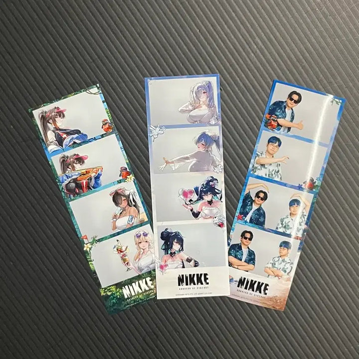 [BUNJANG] Nikke The Hyundai Pop-up Four-Cut Photo Set: Cinderella, Siren, Marchana / 니케 더현대 팝업 네컷 사진 일괄 신데렐라 세이렌 마르차나