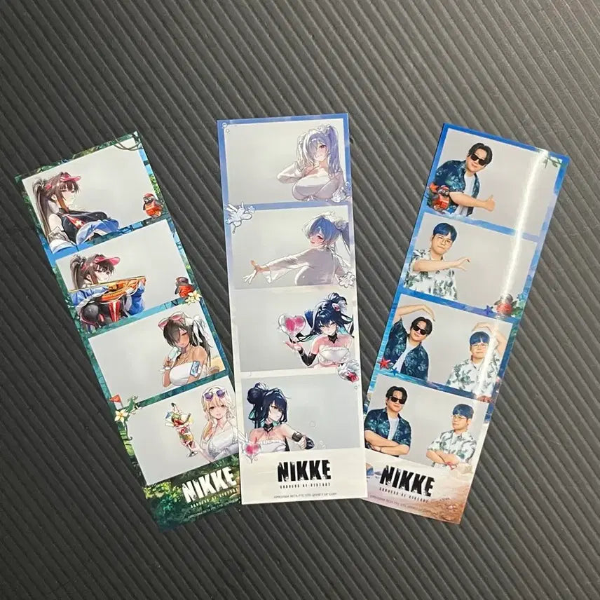 [BUNJANG] Nikke The Hyundai Pop-up Four-Cut Photo Set: Cinderella, Siren, Marchana / 니케 더현대 팝업 네컷 사진 일괄 신데렐라 세이렌 마르차나