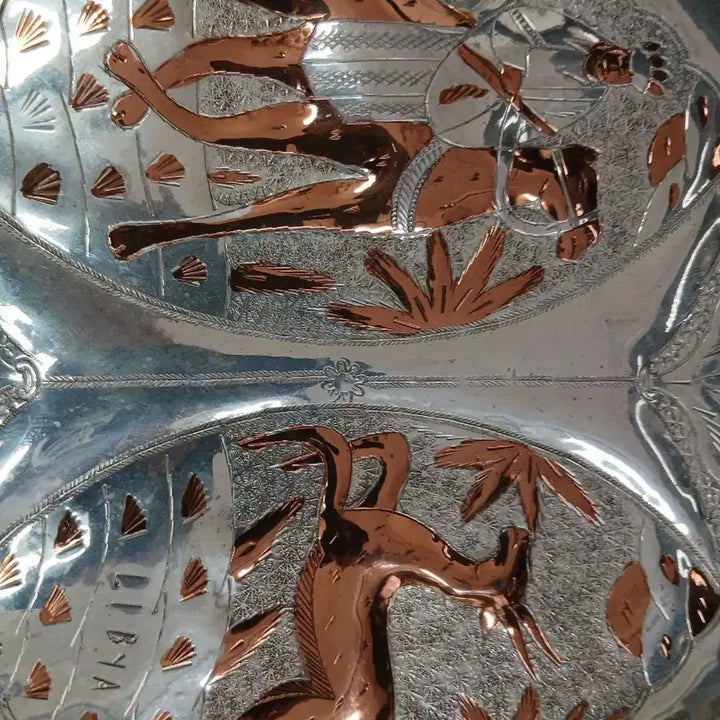 [BUNJANG] Silver Plated Circular Tray 45cm / 은도금