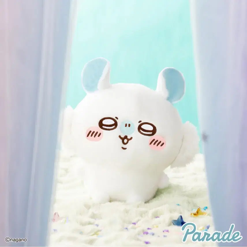 [BUNJANG] Chiikawa Momonga Fuwa Fuwa Plush Doll (Unsealed) / 치이카와 모몽가 시푸와 후와후와 누이 인형 미개봉