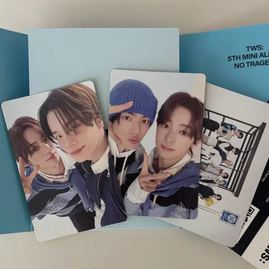 [BUNJANG] TWS NO TRAGEDY Weverse Album Bundle Set / 투어스 NO TRAGEDY 위버스 앨범 신유 도훈 한진 포카 일괄
