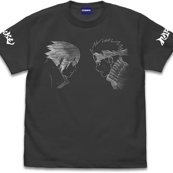 [BUNJANG] Naruto Uchiha Sasuke Uzumaki Naruto T-Shirt - Large / 나루토 티셔츠 우치하 사스케 우즈마키 나루토 L