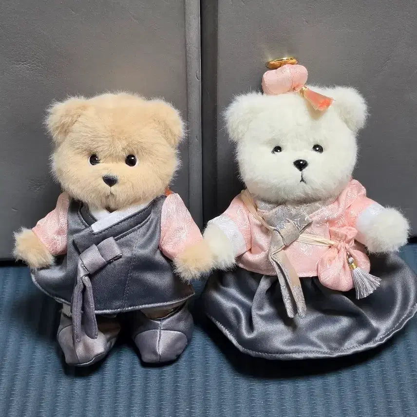 [BUNJANG] Teddy Tales Hanbok XS Set / 테디테일즈 한복xs 세트