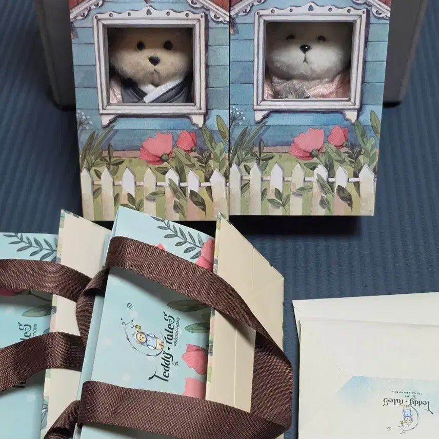 [BUNJANG] Teddy Tales Hanbok XS Set / 테디테일즈 한복xs 세트