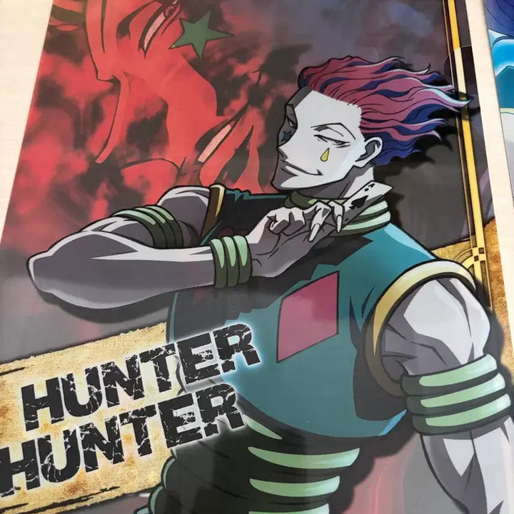 [BUNJANG] Hunter x Hunter Ichiban Kuji D-Prize Clear File Set with Hisoka &amp; Phantom Troupe (2013 Release) + Bonus Hisoka Can Badge / 2013년 발매 쿠지) 헌터헌터 이치방쿠지 제일복권 d상 클리어파일 2매 환영여단 히소카, 뱃지