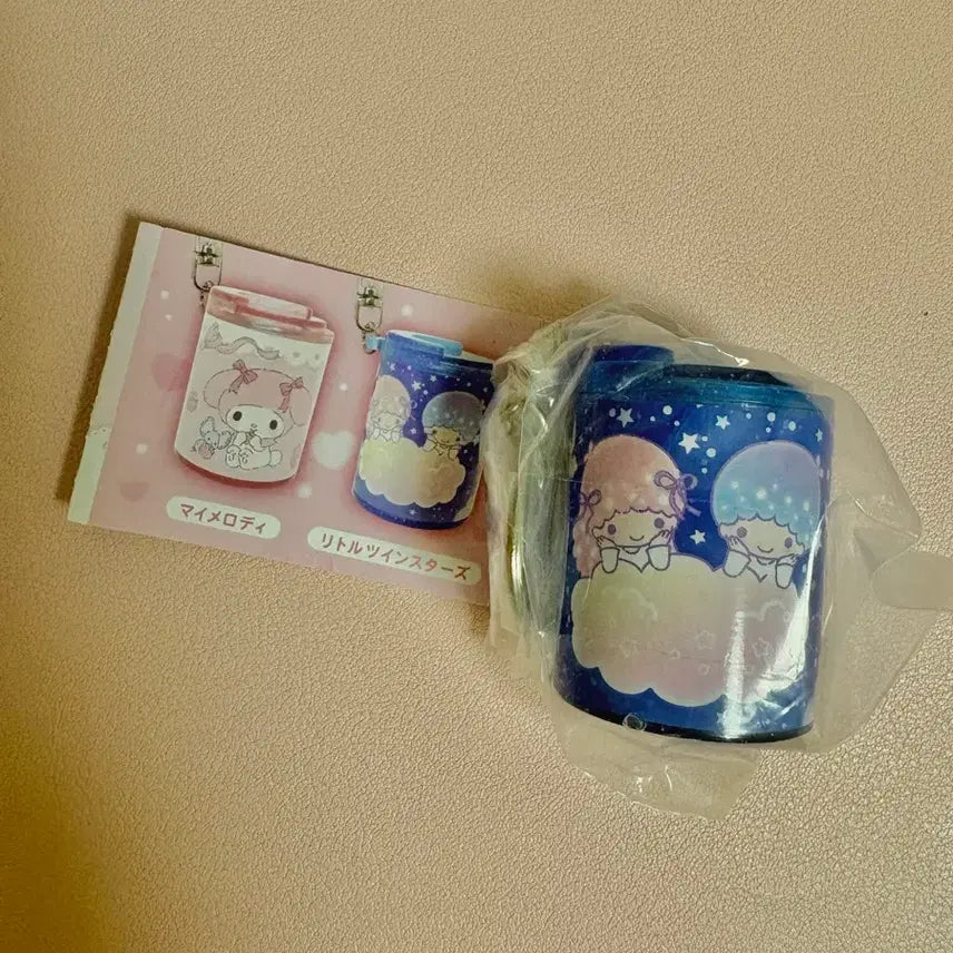 [BUNJANG] Sanrio Coin Cylinder Gacha Little Twin Stars Coin Purse (Sealed) / 미개봉)산리오 코인 실린더 가챠 키키라라 리틀트윈스타 동전지갑