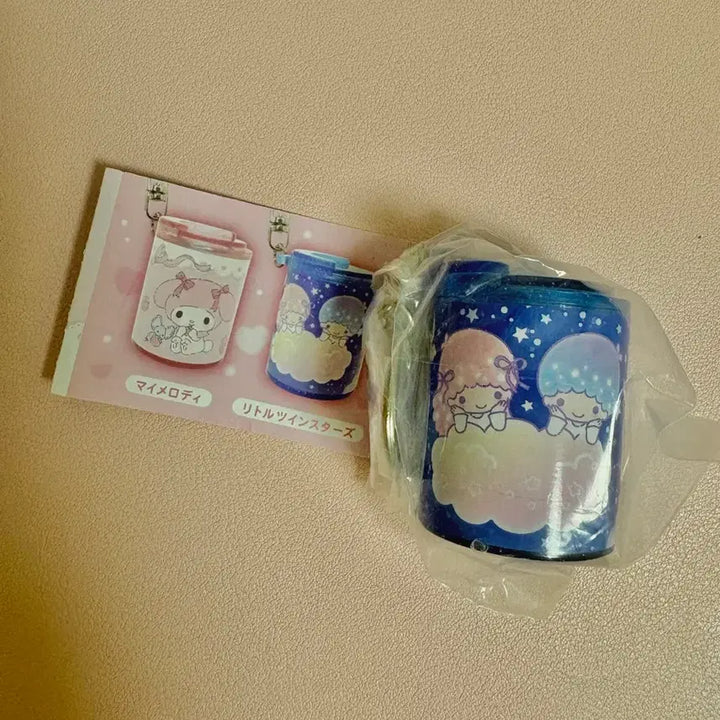 [BUNJANG] Sanrio Coin Cylinder Gacha Little Twin Stars Coin Purse (Sealed) / 미개봉)산리오 코인 실린더 가챠 키키라라 리틀트윈스타 동전지갑