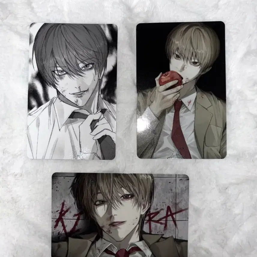 [BUNJANG] Death Note L Light Unofficial Photocard (Credit: Eoseo) / 데스노트 엘 라이토 비공식 포카 어서님 포토카드