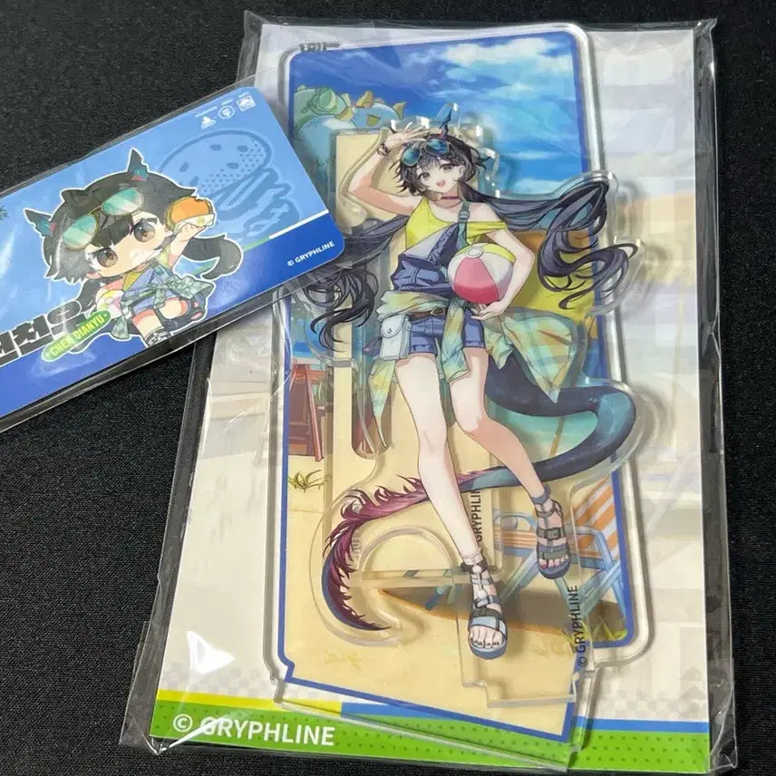 [BUNJANG] Arknights Endfield Jin Chenyu Acrylic Stand / 명일방주 엔드필드 프랭크버거 콜라보 진천우 아크릴 스탠드 판매