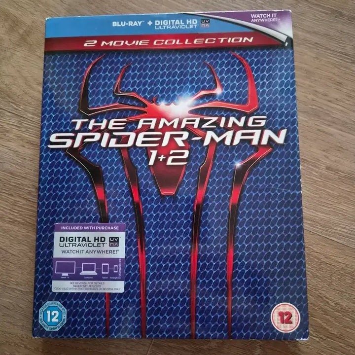 [BUNJANG] The Amazing Spider-Man 1 &amp; 2 Blu-ray Combo Pack (No Korean Subtitles) / 어메이징 스파이더맨 1+2 합본 블루레이 (한글 자막 없음)