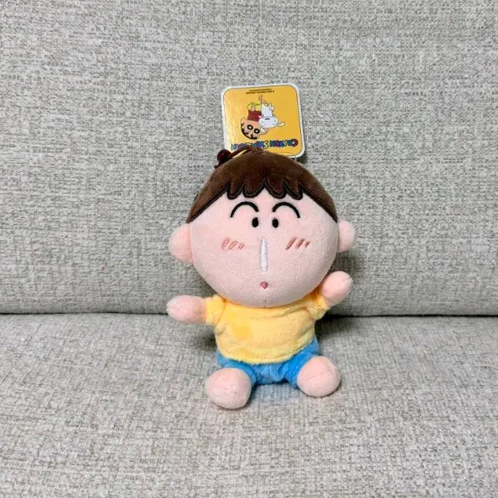 [BUNJANG] Official Crayon Shin-chan Maenggu 13cm Keyring Plush Doll / 정품 짱구는못말려 맹구 13cm 키링인형