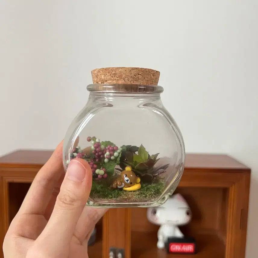 [BUNJANG] Rilakkuma Terrarium Figure / 리락쿠마 테라리움 피규어