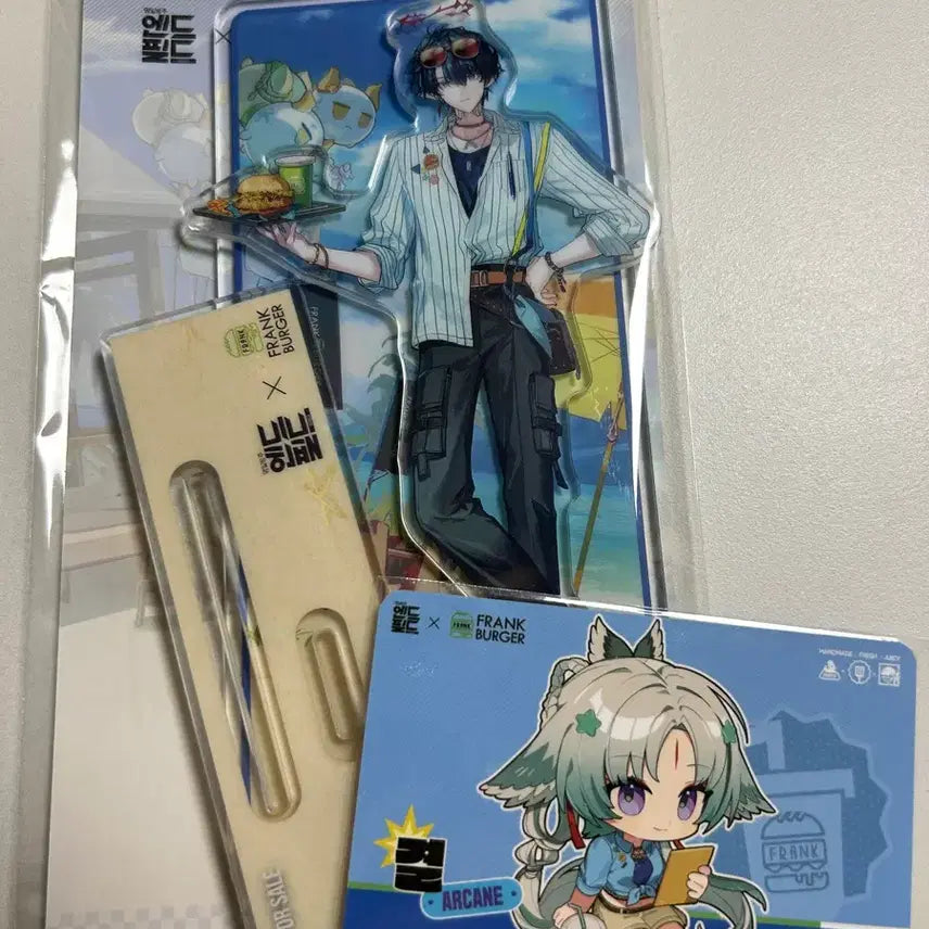 [BUNJANG] Enfield Frank Burger Camus Acrylic Stand / 배송비 포함)엔드필드 프랭크버거 카뮤 아크릴 스탠드