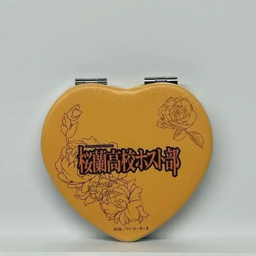 [BUNJANG] Ouran High School Host Club Hikaru Kaoru Double-Sided Heart Compact Mirror / 오란고교 호스트부 사교클럽 히카루 카오루 하트 양면 거울 컴팩트 미러