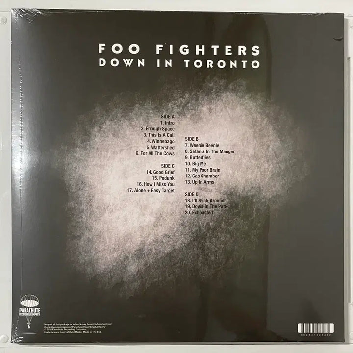[BUNJANG] Foo Fighters Down in Toronto LP / FOO FIGHTERS(푸 파이터스)DOWN IN TORONTO LP