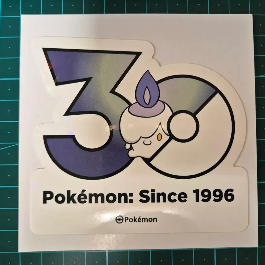[BUNJANG] Pokemon 30th Anniversary Logo Sticker / 포켓몬 30주년 로고 스티커 불켜미