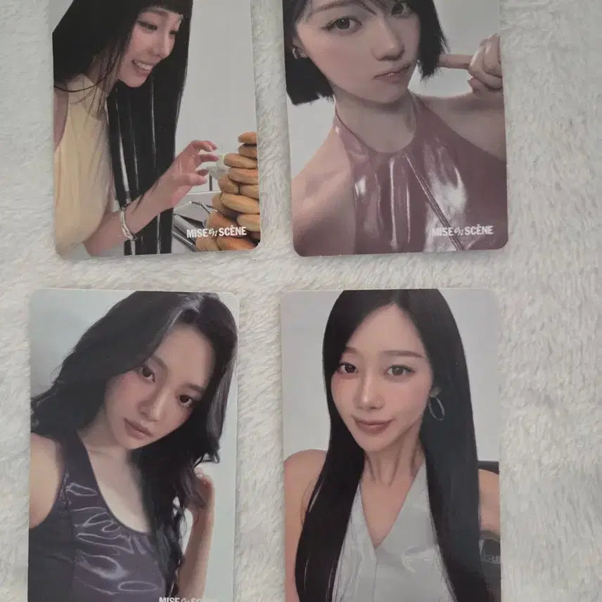 [BUNJANG] Aespa Mise-en-scène Photocard Bundle Set / 에스파 미장센 포토카드 4장 일괄 포카
