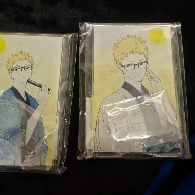 [BUNJANG] Haikyu!! x Hagino Tsuki Collaboration Tsukishima Kei Acrylic Stand (Sealed) / 하이큐 하기노츠키 콜라보 아크릴 스탠드 츠키시마 케이 (미개봉)