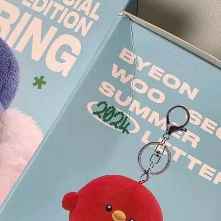[BUNJANG] Byeon Woo Seok "Lovely Seok" Plush Doll Keychain Bundle Set (Sealed) / 변우석) 미개봉 인형 키링