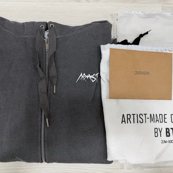 [BUNJANG] BTS Artist-Made by Jungkook Artistose Hoodie Zip-Up XL / BTS 아티스트 메이드 by 정국 아미스트 후드 집업 XL