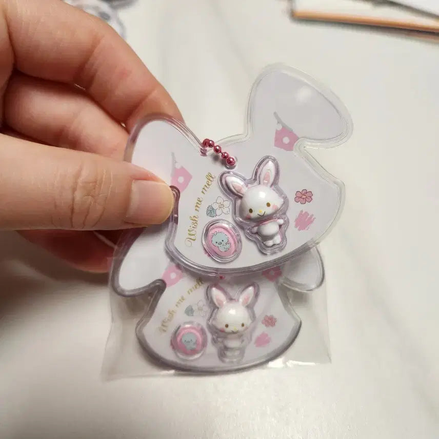 [BUNJANG] Bandai Sanrio Characters Package Charm Wish Me Mell Keyring / [미개봉]반다이 산리오 패키지 참 위시미멜