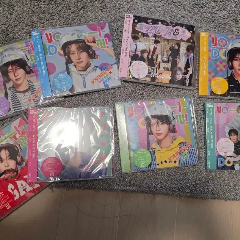 [BUNJANG] NCT WISH YOSHIYO YOSHIYO BORN TO BE WILD Japan Album Set (8 CDs) / [미개봉세트] 엔시티 위시 요이돈 요이동 보밋걸 일본 앨범 8장 세트 양도