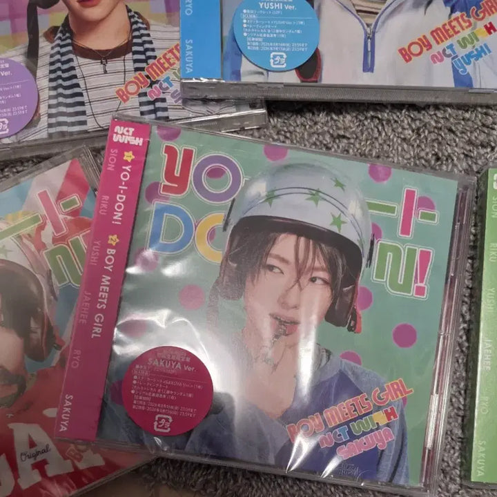 [BUNJANG] NCT WISH YOSHIYO YOSHIYO BORN TO BE WILD Japan Album Set (8 CDs) / [미개봉세트] 엔시티 위시 요이돈 요이동 보밋걸 일본 앨범 8장 세트 양도