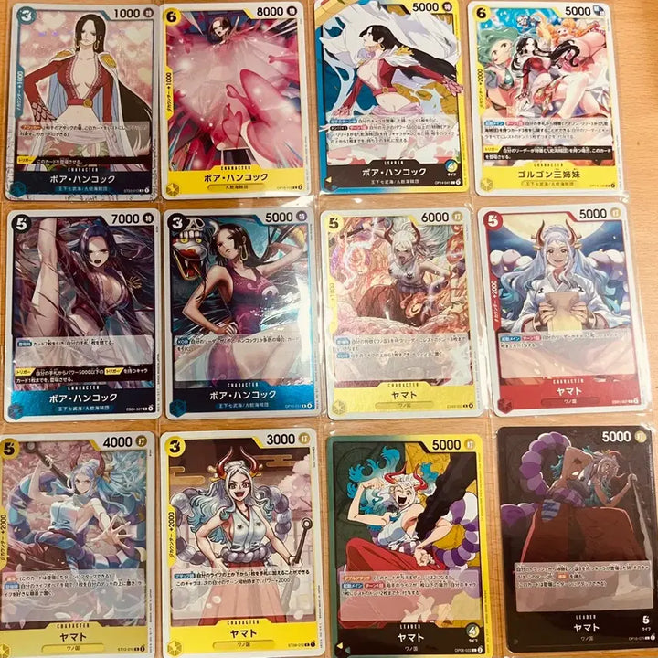 [BUNJANG] One Piece Cards Japanese Edition - Hancock, Yamato, R Cards Bundle Set / (원피스카드)일판 원피스 여캐 핸콕 야마토 R등 일괄