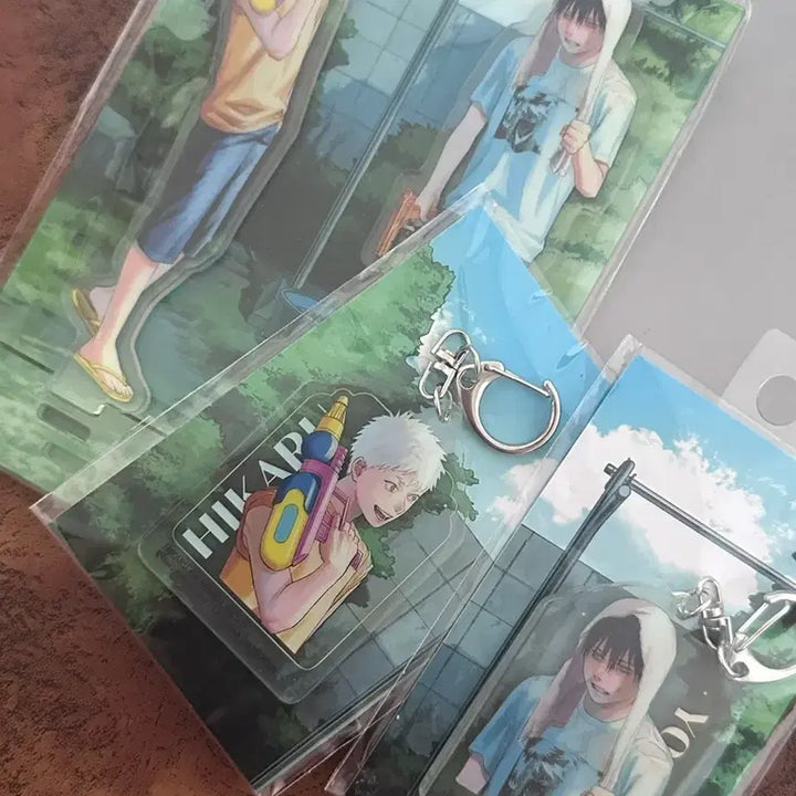 [BUNJANG] Hizukiyo Acrylic Diorama + Hikaru Yoshiki Keyring Set (Sealed) / 히죽여 아크릴 디오라마+ 히카루 요시키 키링 미개봉 일괄