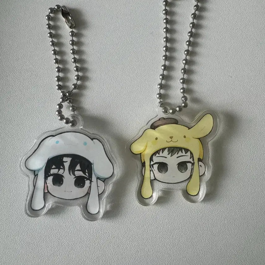 [BUNJANG] Hongbul Yoon Tae-hee Kim Jae-gyeom Acrylic Keyring Bundle Set / 혼불 윤태희 김재겸 아크릴 키링 일괄