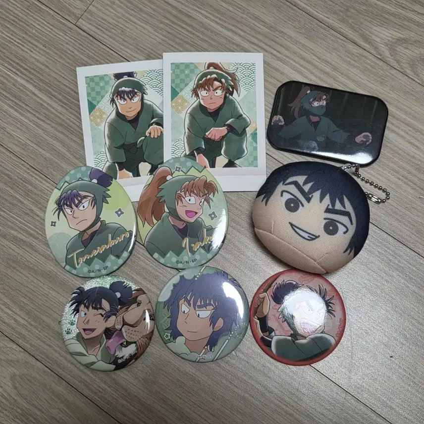[BUNJANG] Nintama Rantarou Kema Tomeisaburo &amp; Zenpouji Isaku Merchandise Bundle (Pascha, Can Badge, Manju) / 닌타마 6하 케마 토메사부로 젠포우지 이사쿠 굿즈 일괄 판매 파샤,캔뱃지,만쥬