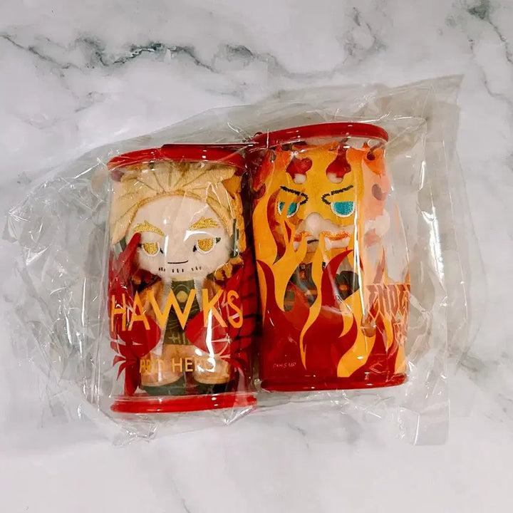 [BUNJANG] My Hero Academia Hawks &amp; Endeavor Jump Shop Nui Can Bundle Set / 히로아카 호크스, 엔데버 점프샵 누이캔 캔누이 일괄