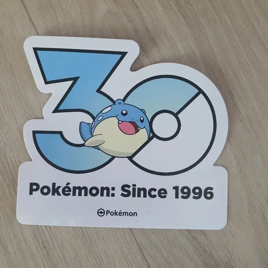 [BUNJANG] Pokemon 30th Anniversary Logo Sticker Daeguleo / 포켓몬 30주년 로고 스티커 대굴레오