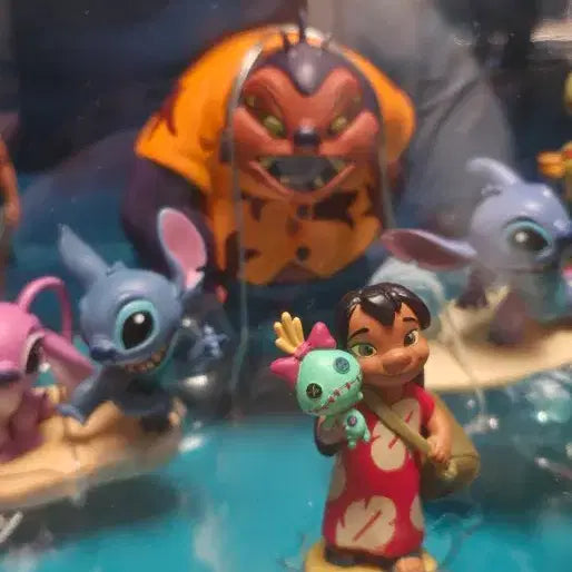 [BUNJANG] Disney Lilo &amp; Stitch Figure Set / 디즈니 릴로앤스티치 피규어 세트