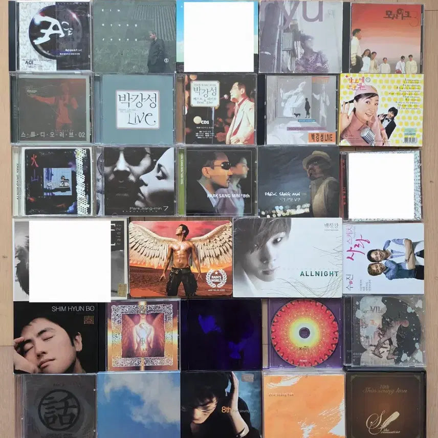 [BUNJANG] Various Artists K-Pop CDs Collection / 가요CD5 김형중 신승훈 서태지 비(Rain) 박상민 박강성 김형석 모자