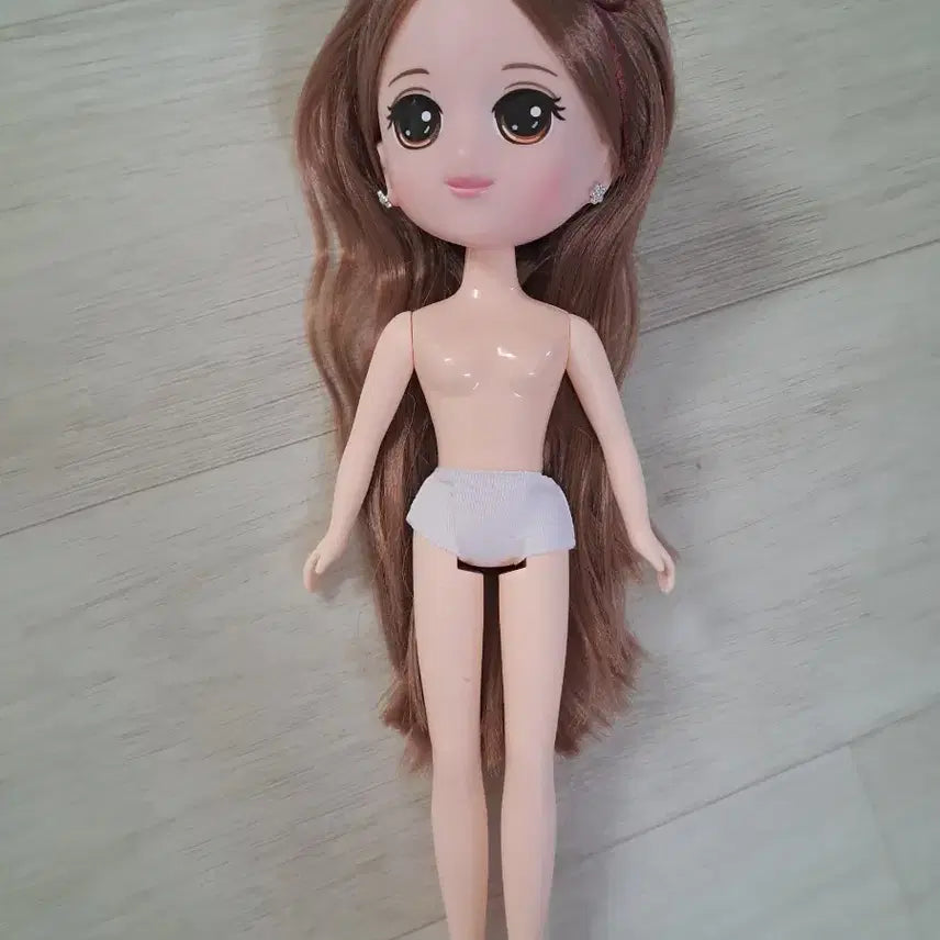 [BUNJANG] One&amp;Only Cherry Brown Hair Doll Nude / 원앤원 체리 갈색 머리 체리 인형 누드