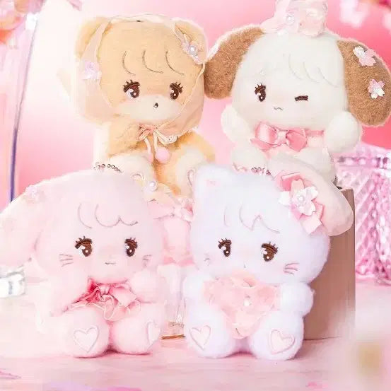 [BUNJANG] Miko Characters Lil Ala Mode Cherry Blossom Sakura Series Mousse Mascot Plush / 미코캐릭터즈 lil ala mode 벚꽃 사쿠라 시리즈 무스