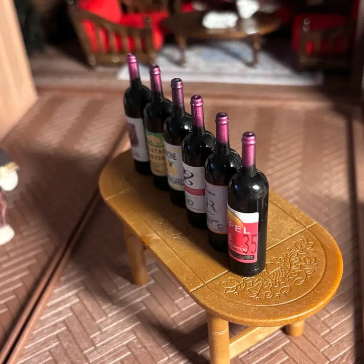 [BUNJANG] Miniature Wine Set - 6 Assorted Varieties / 미니어처 와인 세트 6종