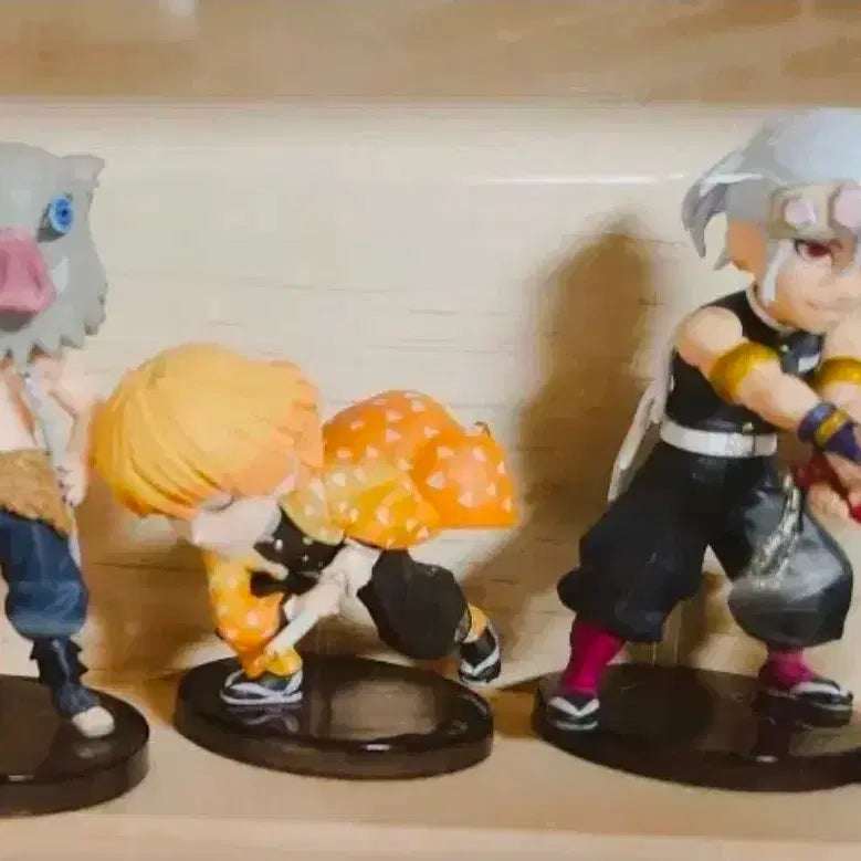 [BUNJANG] Demon Slayer Tanjiro, Rengoku, Muzan 6 Character Figure Set / [월콜] [귀멸의 칼날] 탄지로, 렌고쿠 등 주인공 6인
