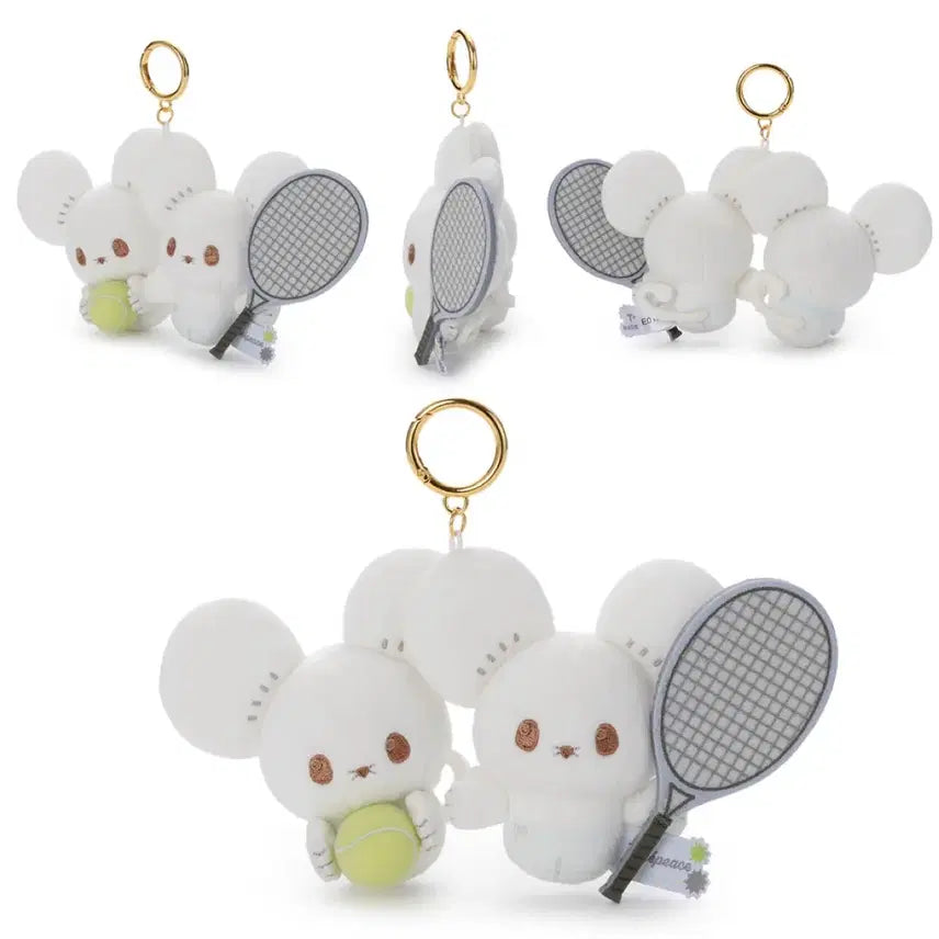 [BUNJANG] Takara Tomy Pokemon Cheer Charm Marvy Mascot Plush / 포켓몬스터 타카라토미 포케피스 응원 챰 테니스 마스코트 누이 인형 두리쥐 미개봉 새상품