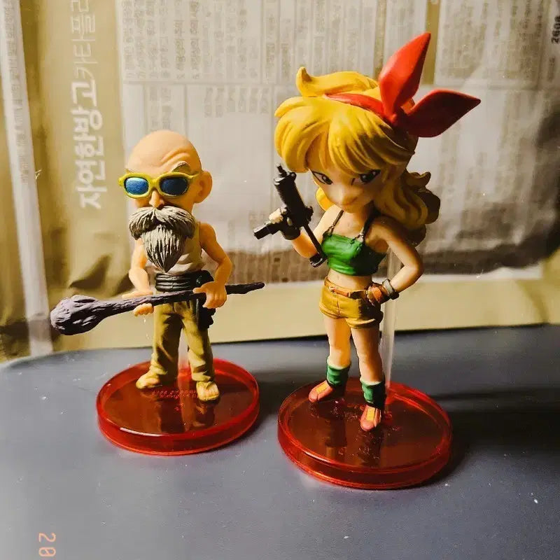 [BUNJANG] Dragon Ball Master Roshi &amp; Lunch World Collectable Figure / [월콜] [드래곤볼] 무천도사 &amp; 런치 입니다