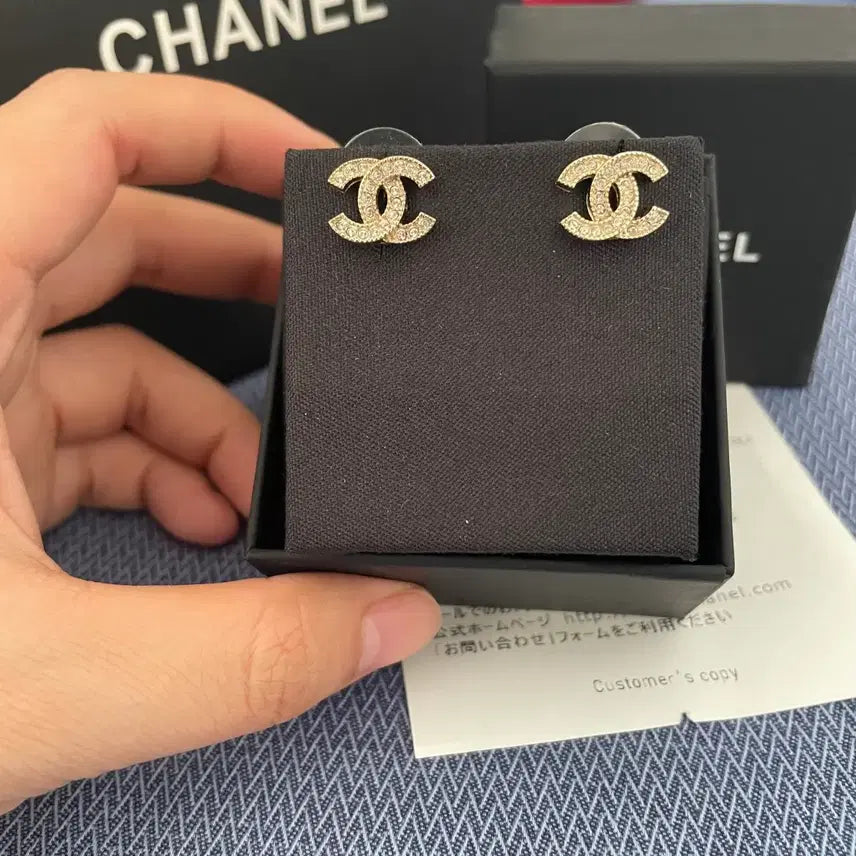 [BUNJANG] Chanel Coco Logo Earrings / 샤넬 코코  로고 귀걸이