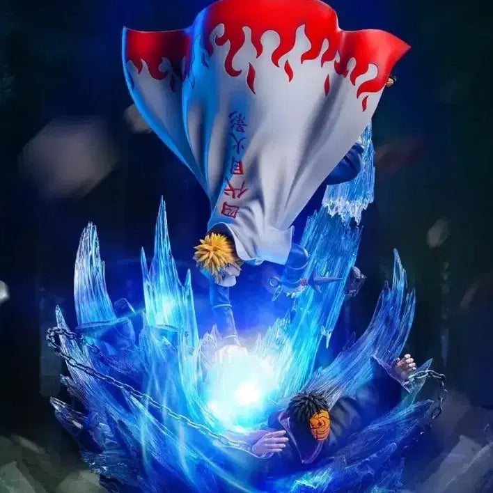 [BUNJANG] Surge Studio Naruto Minato vs. Obito Resin Statue (Limited Edition) / (오늘만 이 가격)surge studio 나루토 레진 피규어 (미나토 vs 토비) + 쿠지 하위상