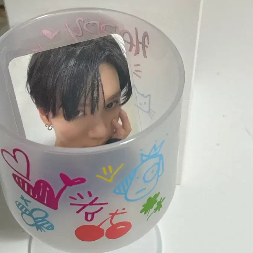 [BUNJANG] WayV 4th Anniversary DIY Wine Glass Set Ten Photocard Included / 웨이션브이 4주년 기념 굿즈 DIY 와인 컵 세트 텐