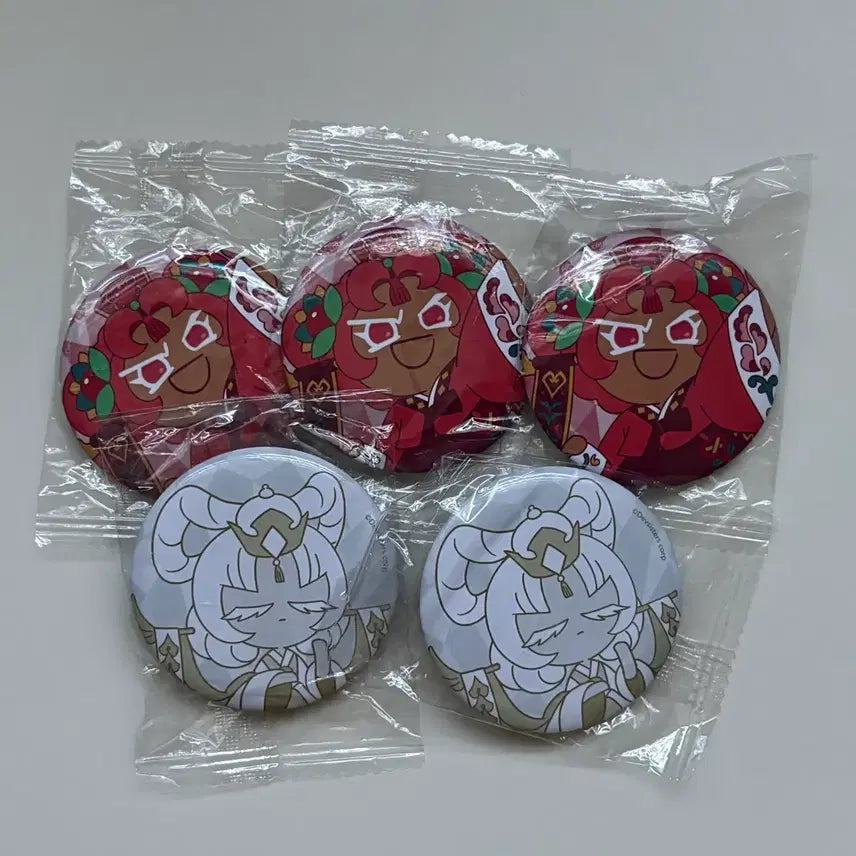 [BUNJANG] Cookie Run: Kingdom Legacy of the Great Kingdom Holyberry Cookie Mystic Flower Cookie Can Badge Set / 쿠키런 킹덤 위대한 왕국의 유산 홀리베리 쿠키 미스틱플라워 쿠키 캔뱃지 판매