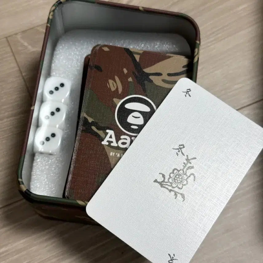 [BUNJANG] Aape Mahjong Playing Cards Dice Set / 에이프 마작 카드 베이프