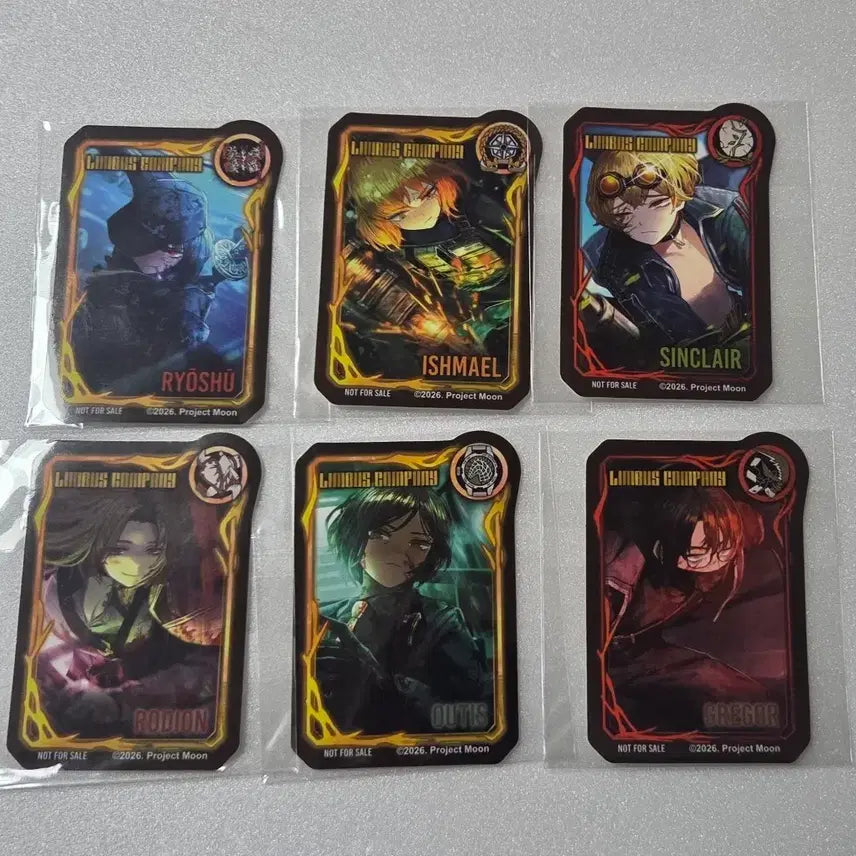 [BUNJANG] Limbus Company Animate Fair POB Seal Bundle Set / 림버스 컴퍼니 애니메이트 페어 특전 씰